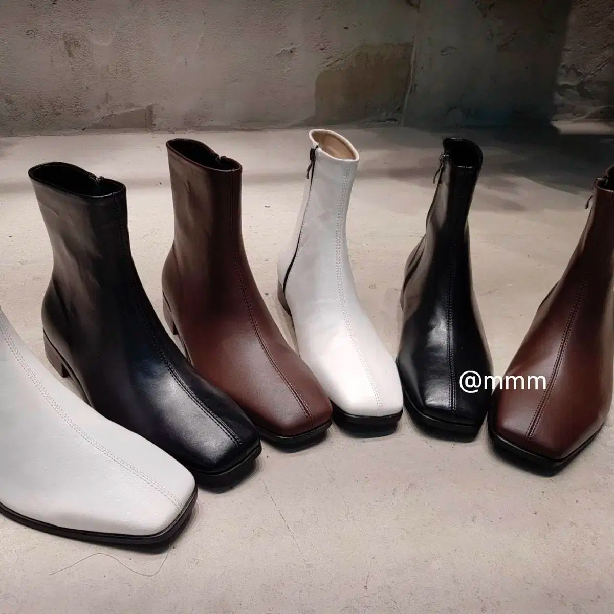 premium LEGACY スティッチ チェルシーブーツ 白