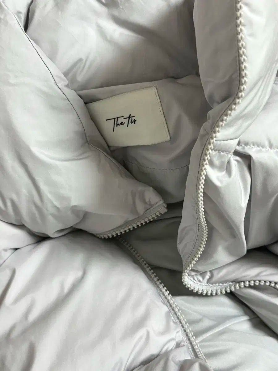 ライトブルー THETIS ニットミックス ダックダウン ニットダウン ライトグレー ライトブルー