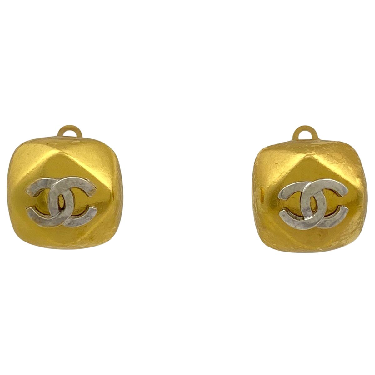 シャネル CHANEL ココマーク イヤリング スクエア イヤリング GP ゴールド レディース