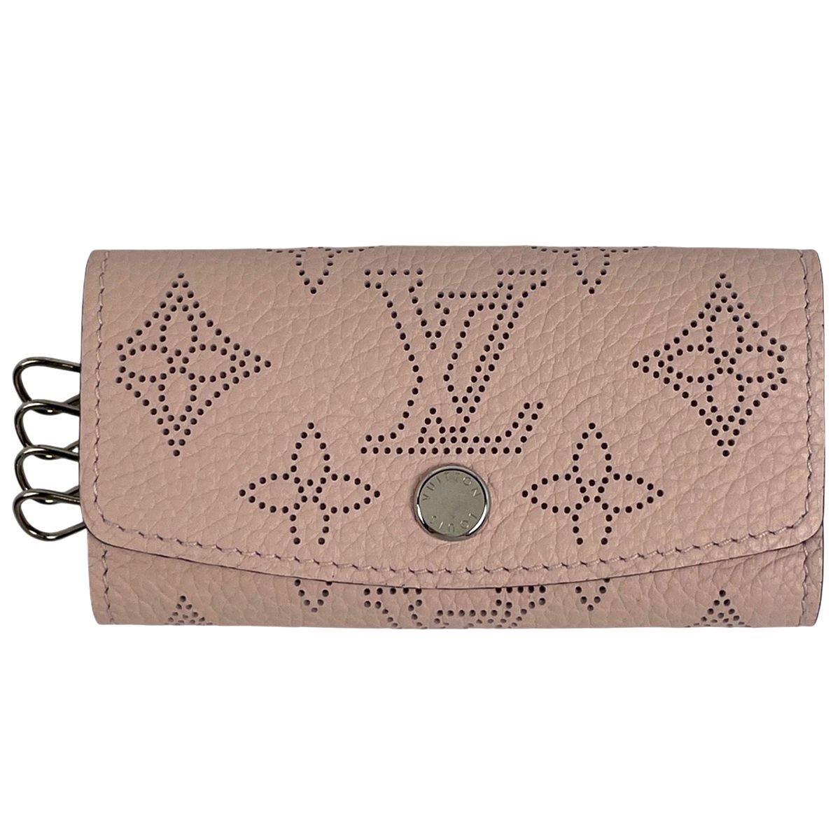 ルイ ヴィトン Louis Vuitton ミュルティクレ 4 鍵入れ キーフック キーホルダー キーケース モノグラムマヒナ ローズジャスミン M82760 レディース