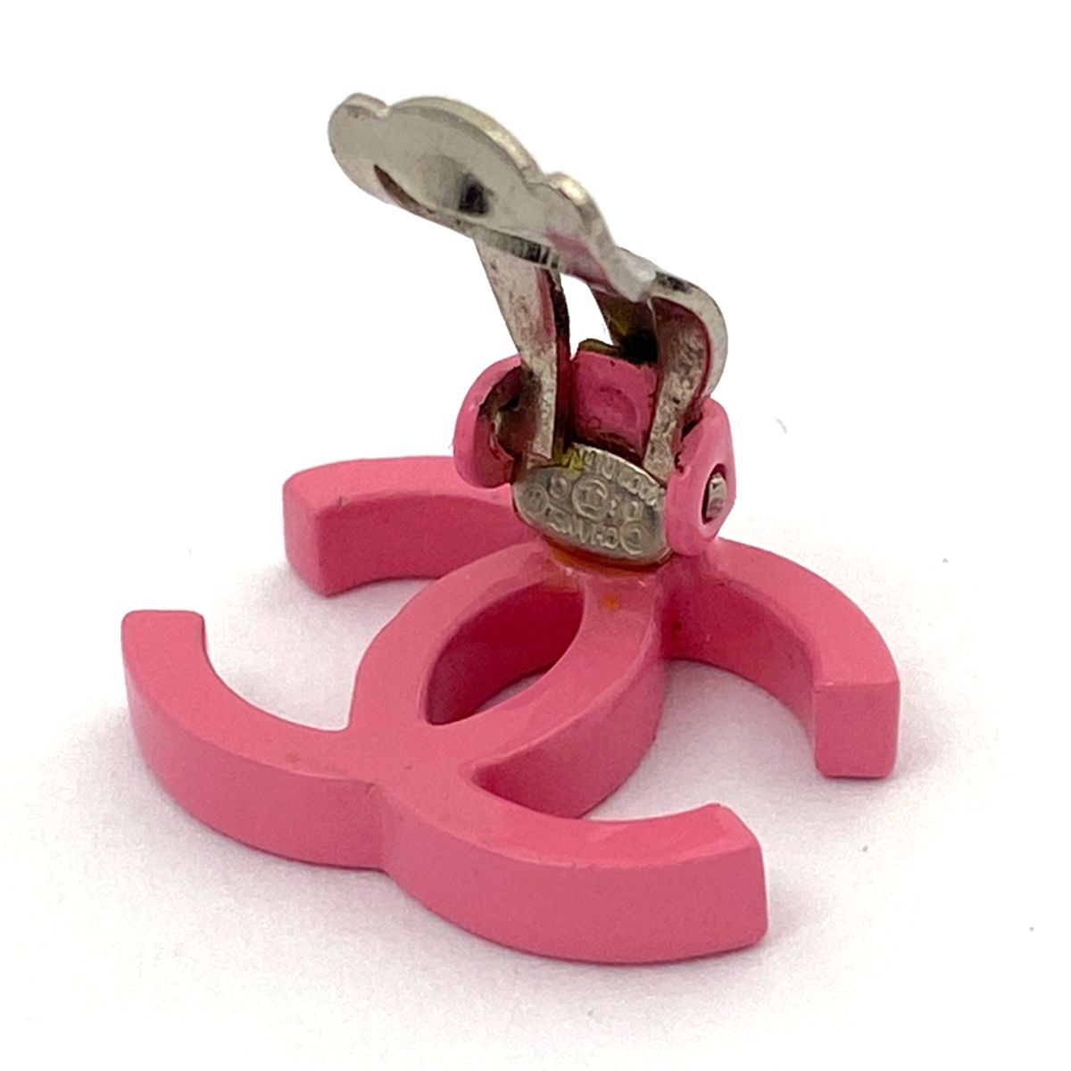 シャネル CHANEL ココマーク イヤリング シルバーメッキ ピンク シルバー レディース FORTGASGNV_COM_BR