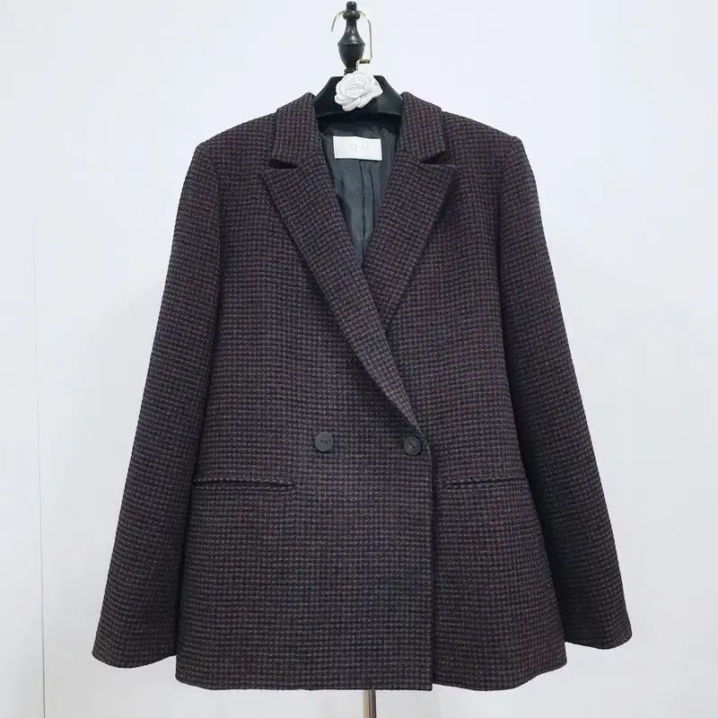 ハンサム SJSJ イタリアウール ツイード ジャケット