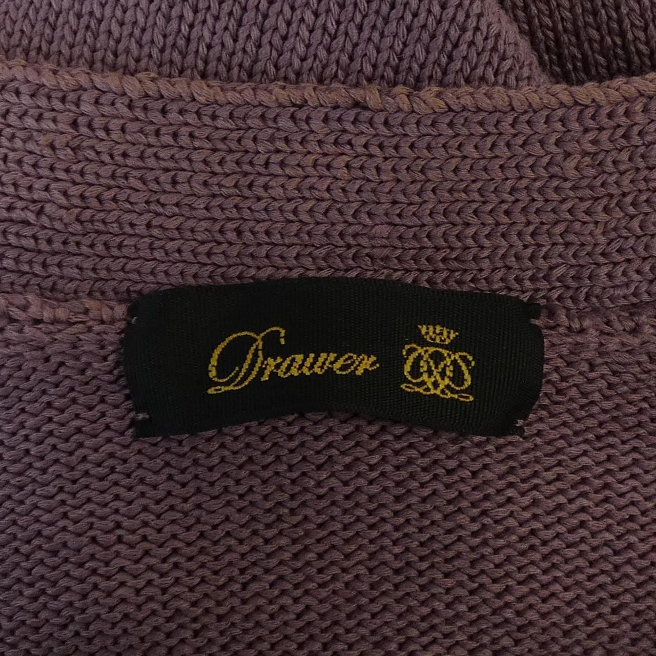 ドゥロワー DRAWER 6515 299 0474 カーディガン 洗濯機対応 防寒対策