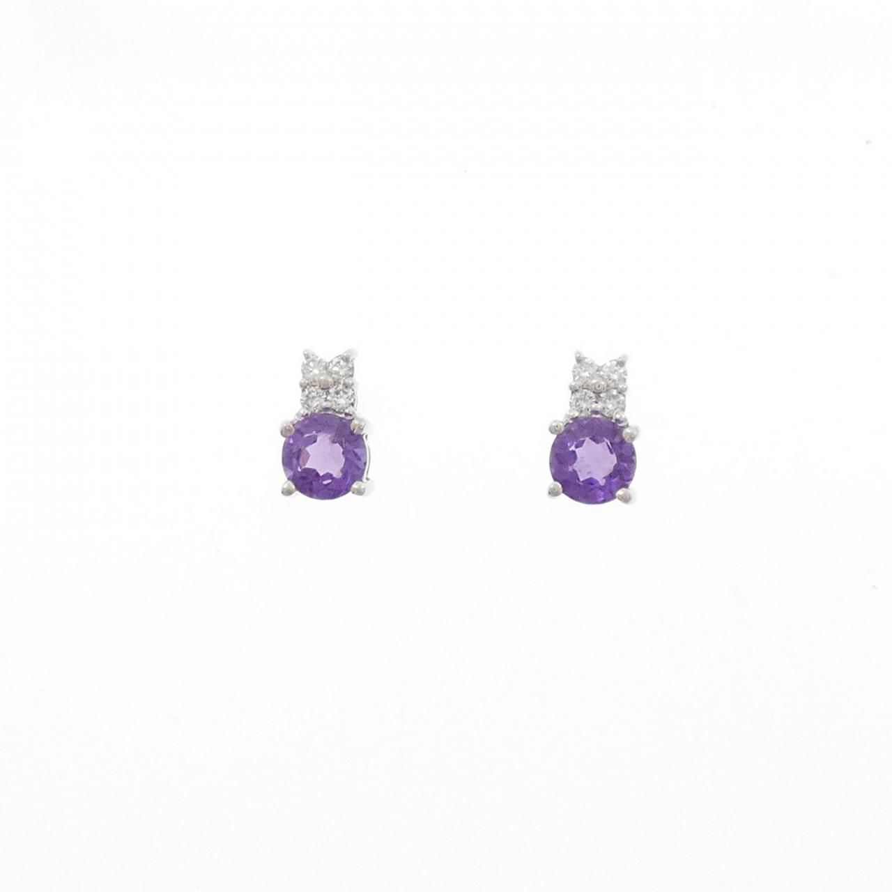 スタージュエリー アメジスト ピアス