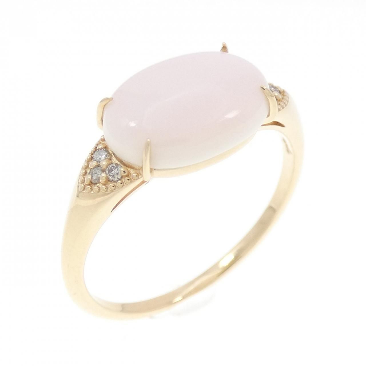 アガット マザーオブパール リング