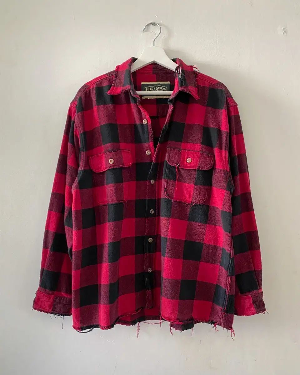 フィールドアンドストリーム ダメージ バッファロー チェック フランネル シャツ
