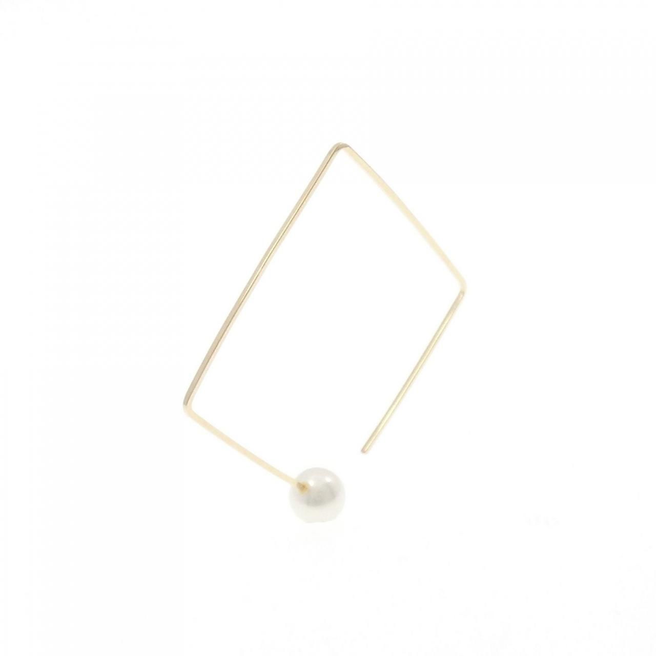 ジュエッテ 淡水パール ピアス 6mm 片耳