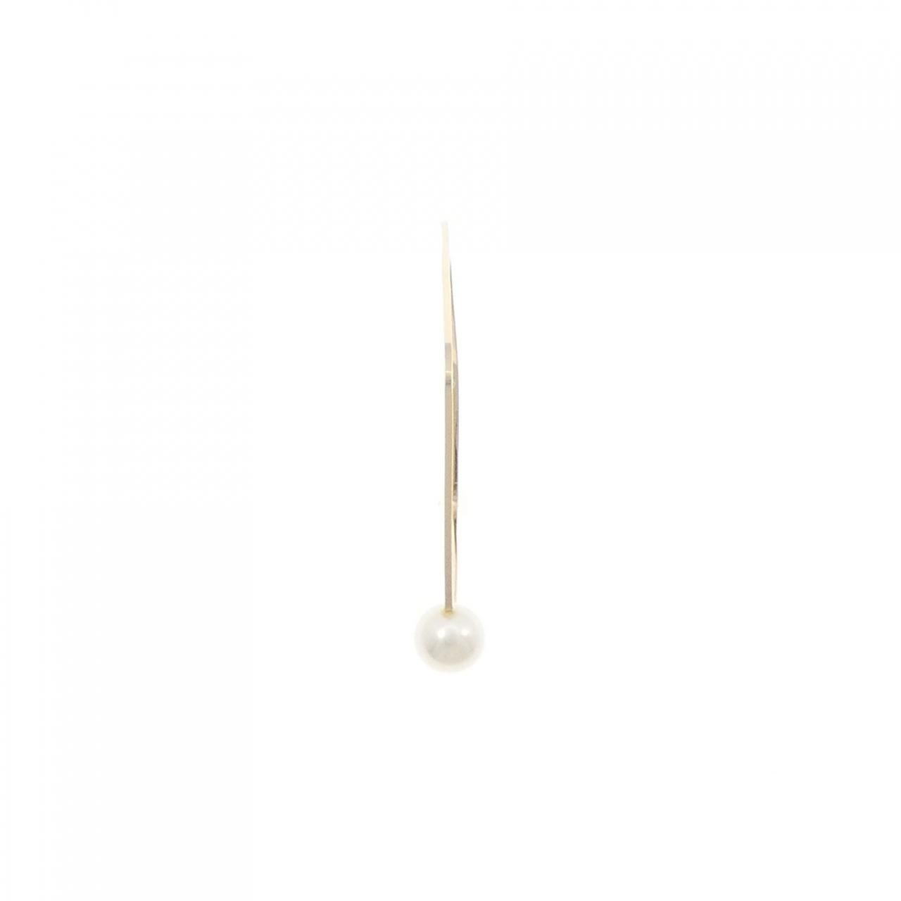 ジュエッテ 淡水パール ピアス 6mm 片耳