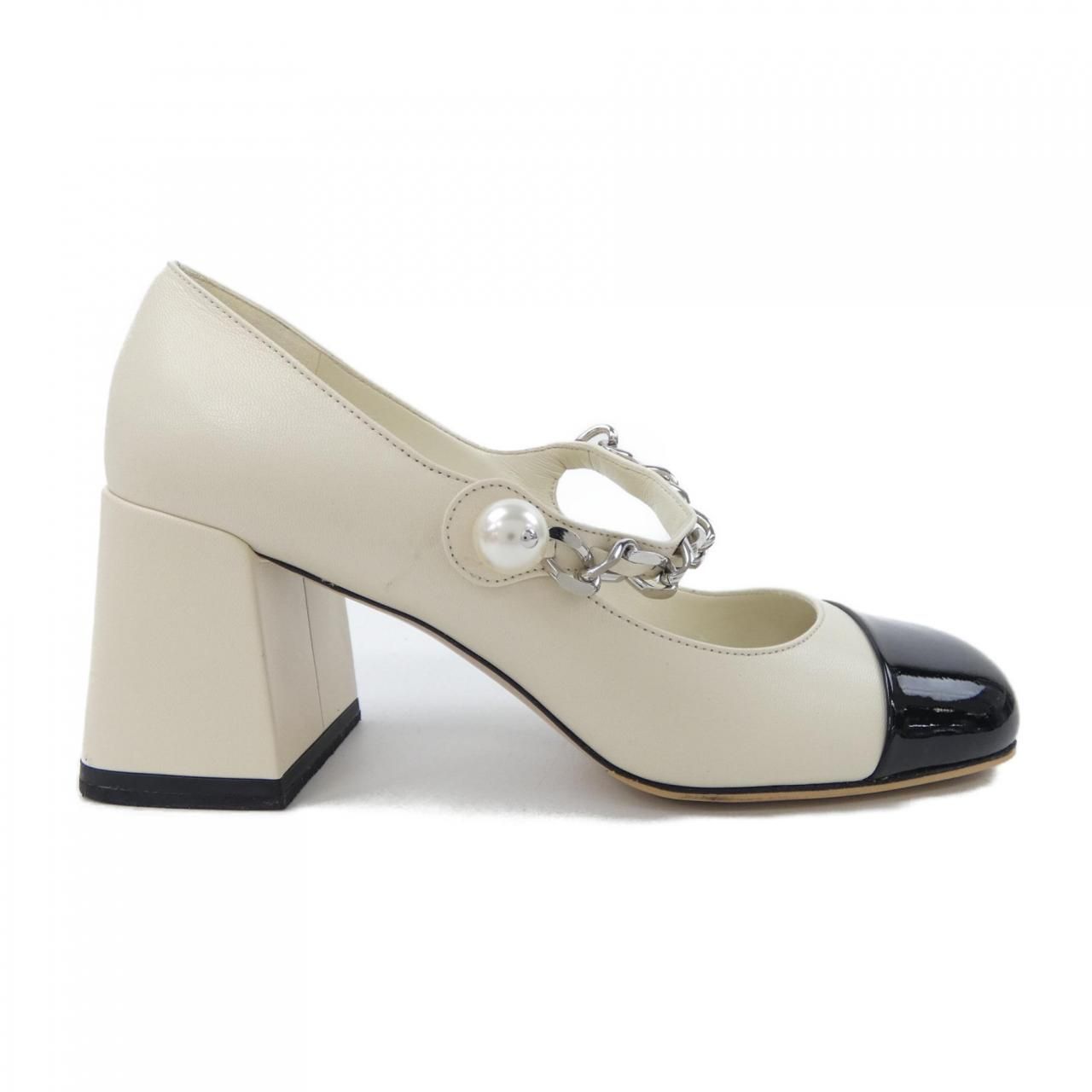 ミュウミュウ MIU MIU メタルチェーン 5I248D パンプス