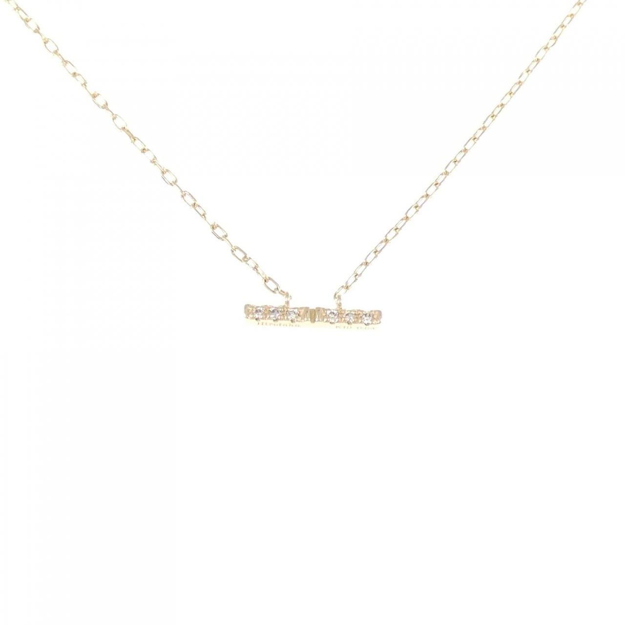 ヒロタカ トラペーズ ネックレス 0.03CT