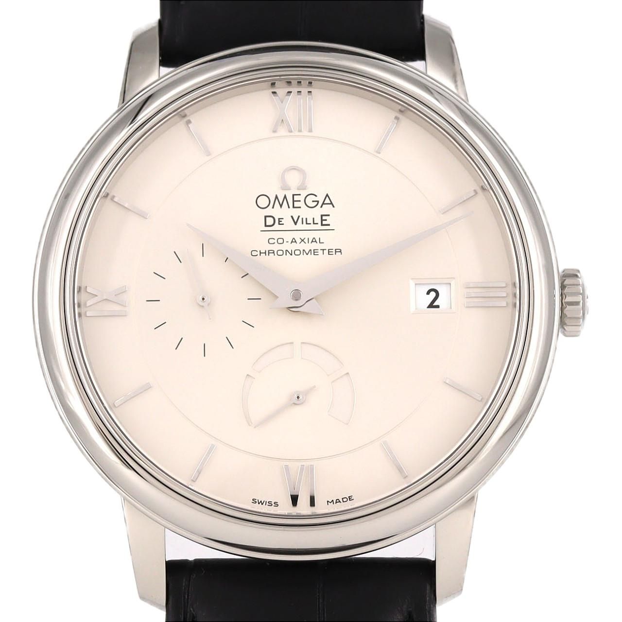 オメガ デ･ヴィル プレステージパワーリザーブ 424.13.40.21.02.001 SS 自動巻