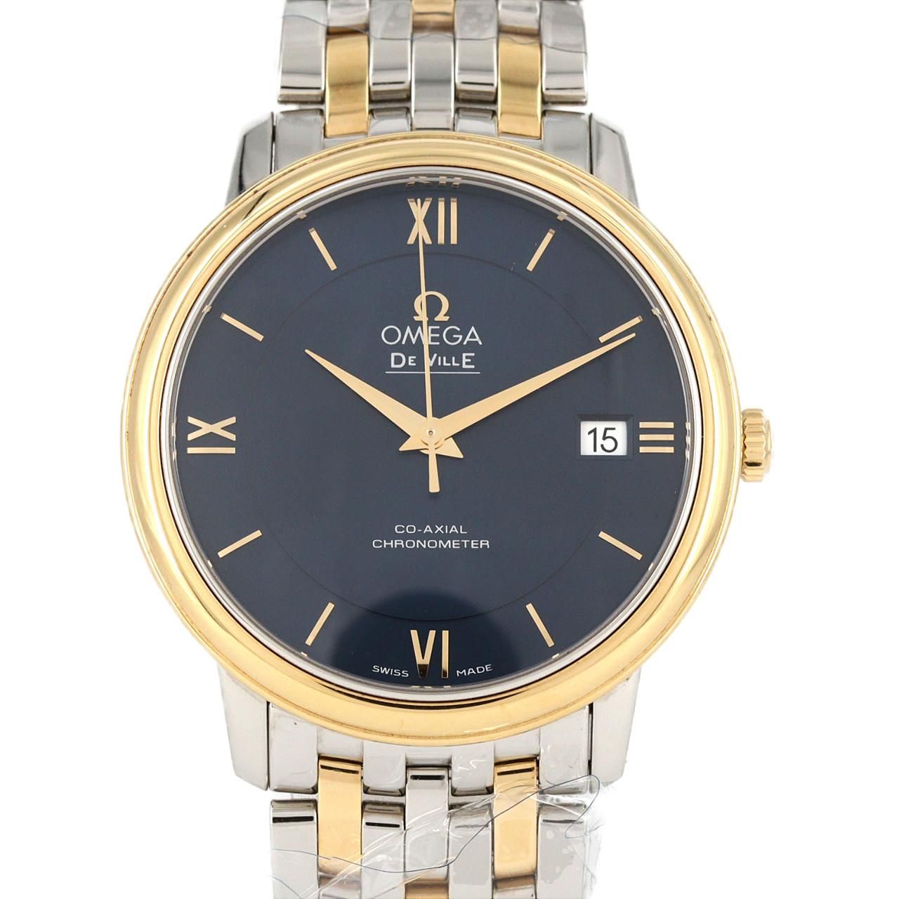 オメガ デ･ヴィル プレステージ コンビ 424.20.37.20.03.001 SSxYG 自動巻