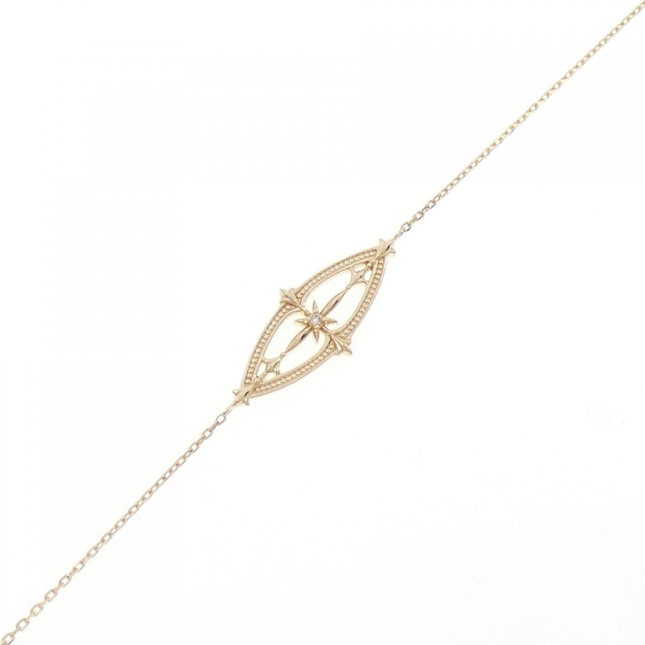 アガット ダイヤモンド ブレスレット 0.005CT