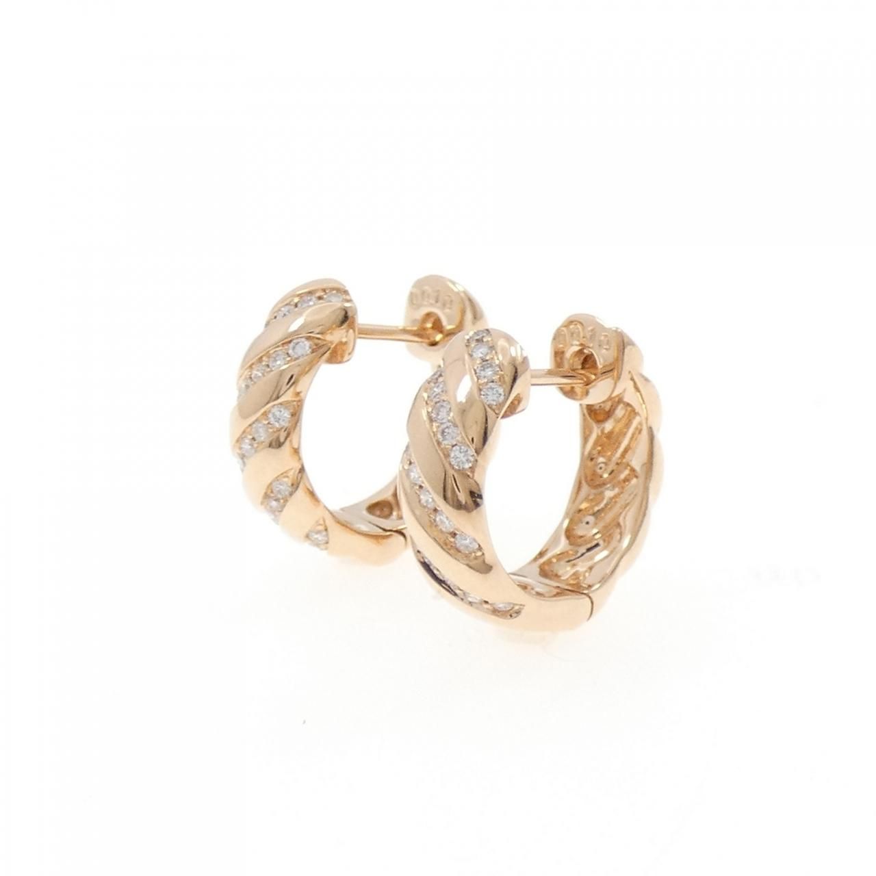 K18PG ダイヤモンド ピアス 0.20CT