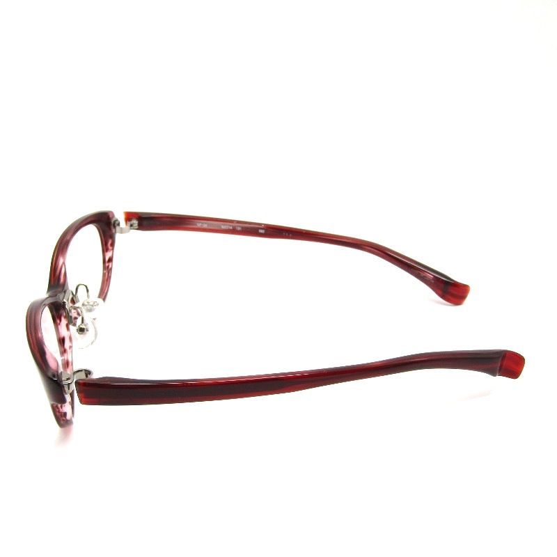 999.9 フォーナインズ メガネフレーム NP-24 11I 2011.9 キャッツアイ レディース 562 レッドラミネート 61003981
