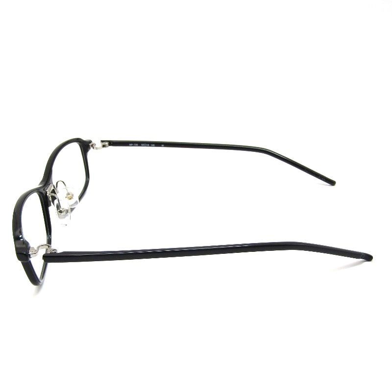 999.9 フォーナインズ メガネフレーム NP-730 スクエア ネオプラスチック 90 ブラック