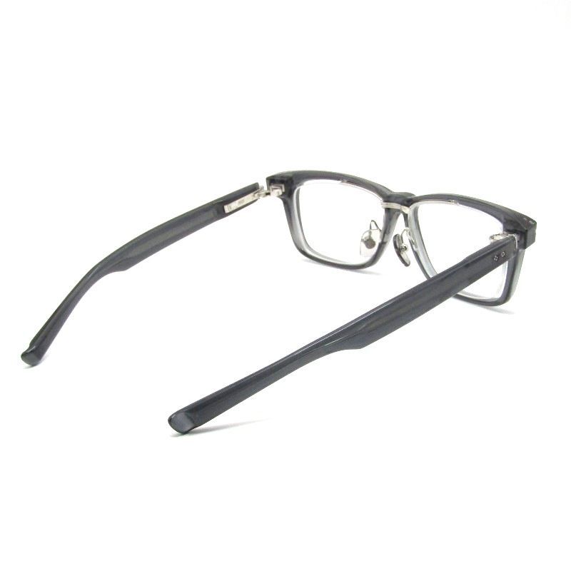 999.9 フォーナインズ メガネフレーム NPI-01 ウェリントン ダブルフロント 88 クリスタルスモーク