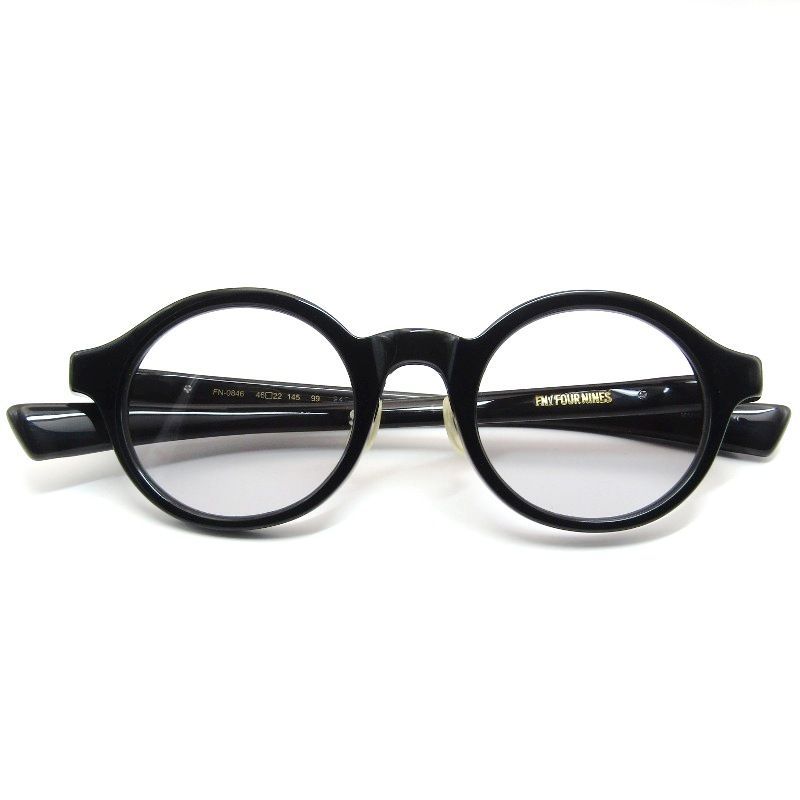 FN FOUR NINES エフエヌ フォーナインズ サングラス FN-0846 SG ラウンド オーバル 99 クリアブラック 61003985