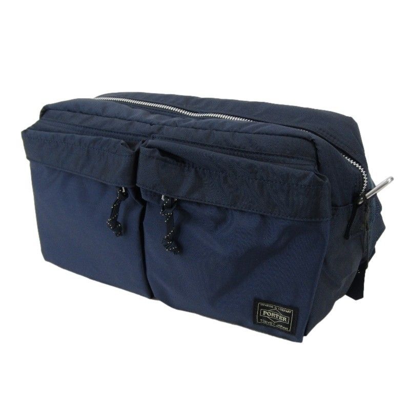 PORTER ポーター 2WAY ウエストバッグ フォース 855-07418 FORCE 2WAY WAIST BAG ボディバッグ ネイビー 24005601