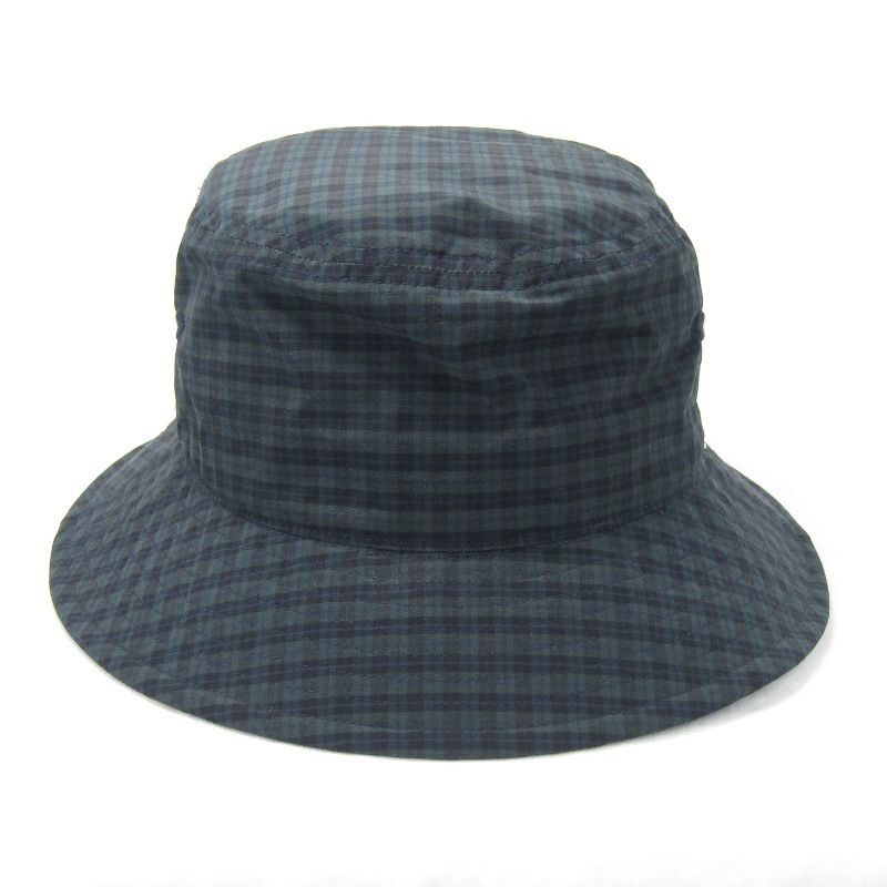 OVY オヴィ バケットハット Cotton Nylon Water Repellent Bucket Hat チェック 051 コットンナイロン 日本製 グリーン 54000018