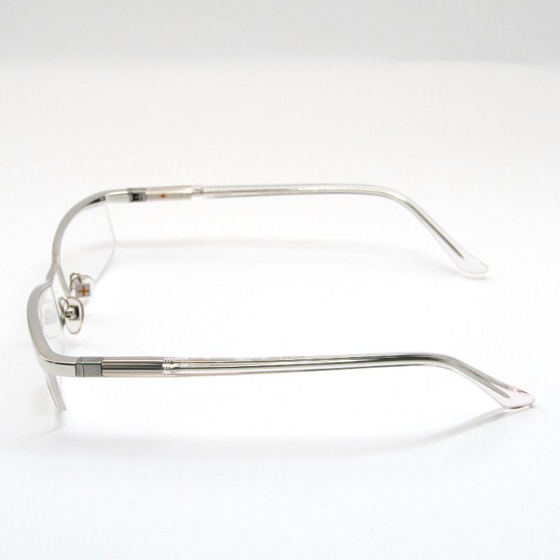 STARCK EYES スタルクアイズ メガネフレーム SH 0001 0003 フランス製 メタルブロウ ハーフリム シルバー クリア