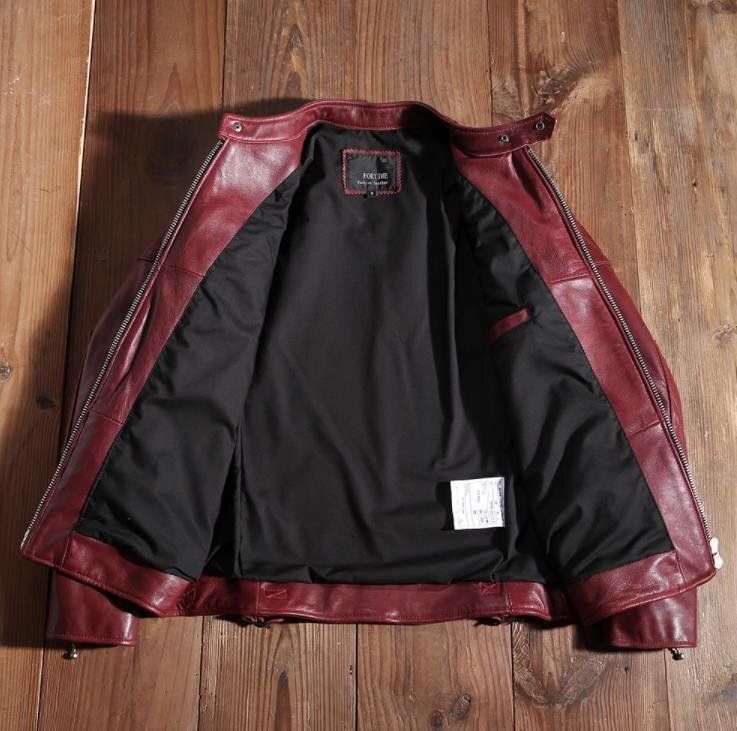 ライダース 羊革 ラムレザー レザージャケット メンズ 革ジャン オイルレザー バイクウエア ブルゾン オートバイ