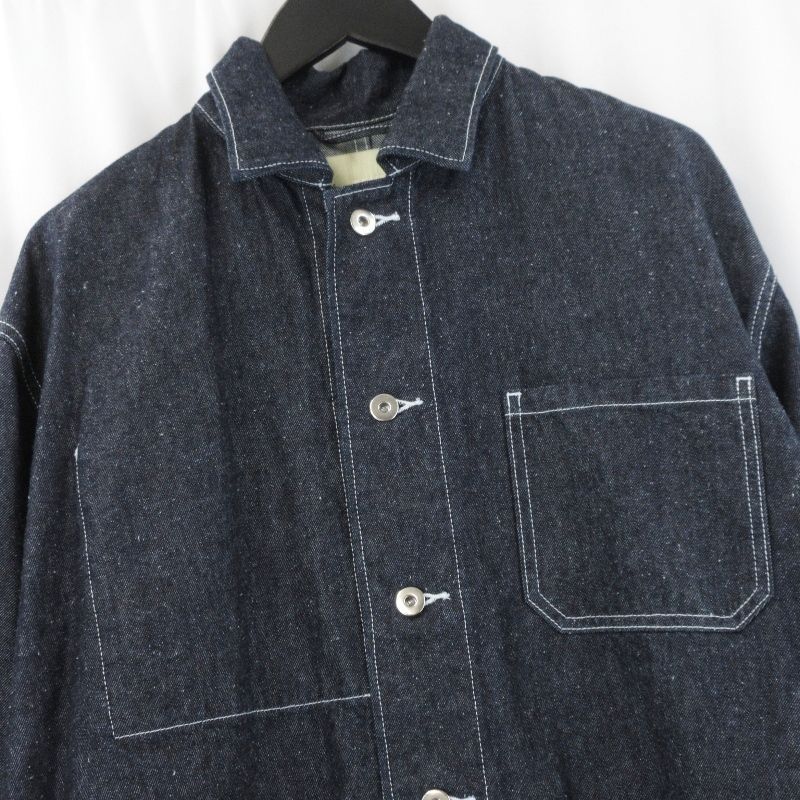 未使用 INNAT インアット SILK DENIM WORKJACKET INNAT04-J03 ワーク  