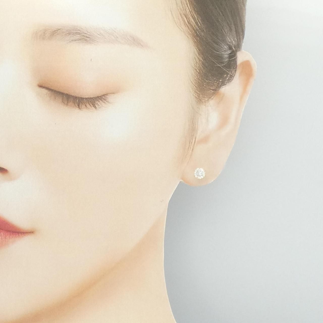 K18YG ダイヤモンド ピアス 0.530CT 0.522CT G SI1 Good FORTGASGNV_COM_BR