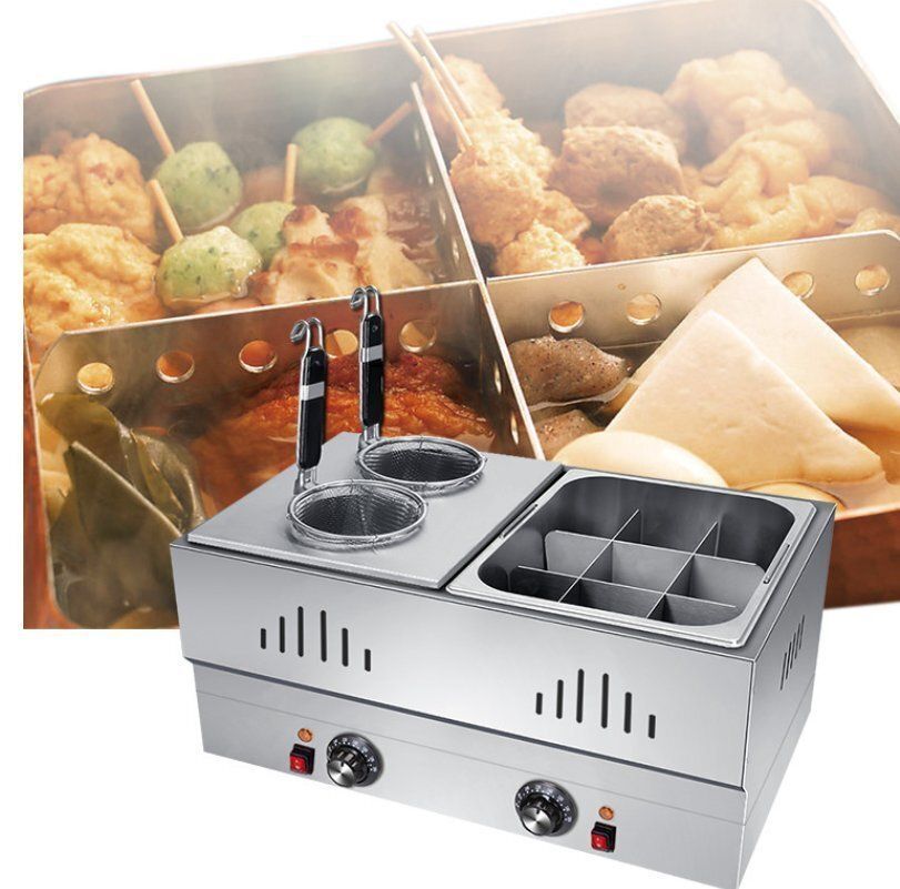 【最新作入荷】 電熱ステンレスおでん機器業務用屋台魚卵麻辣湯設備串香 おでん鍋 【代理店正規品】