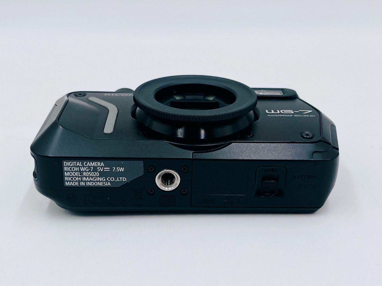 極美品】RICOH WG-7 ブラック コンパクトデジタルカメラ 本格防水・耐