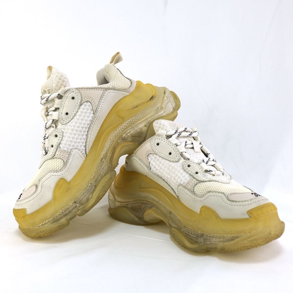 BALENCIAGA バレンシアガ Triple S トリプルS クリアソール スニーカー ホワイト 35サイズ 約22cm 544351