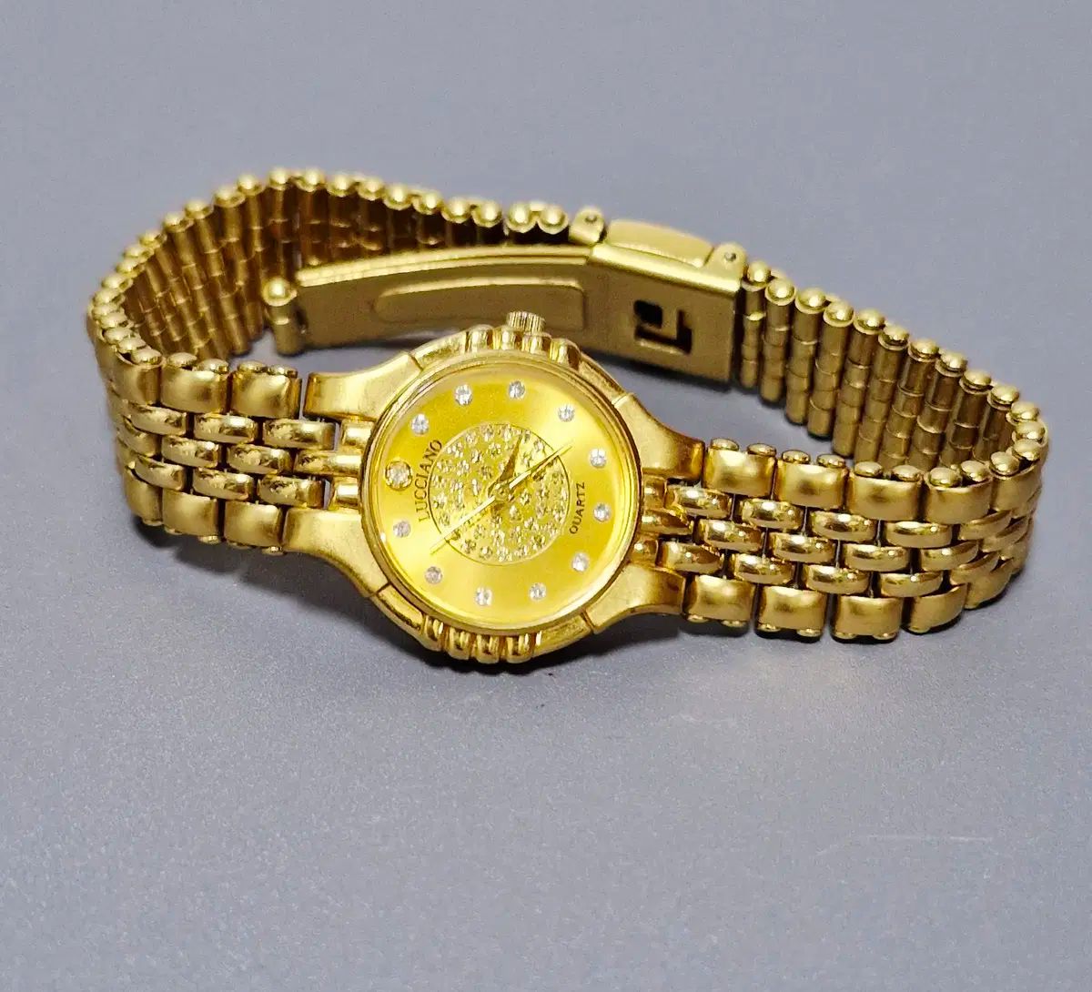 お買い得 ルチアーノ レディース ゴールド時計