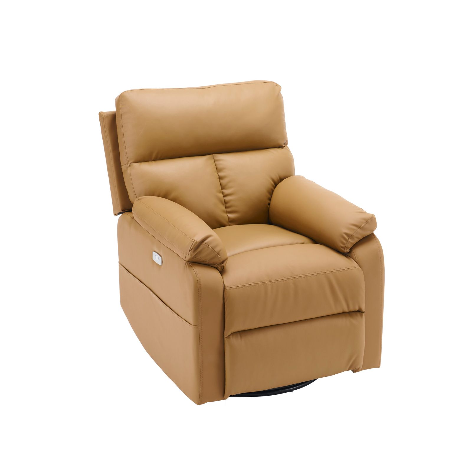 リクライニングチェア 回転式 リクライニングソファ 1人掛け 電動 リクライニング ファブリック オットマン一体型 パーソナルチェアー 電動ソファ 耐圧分散 リクライニングチェア 一人暮らし ライトコーヒー GC