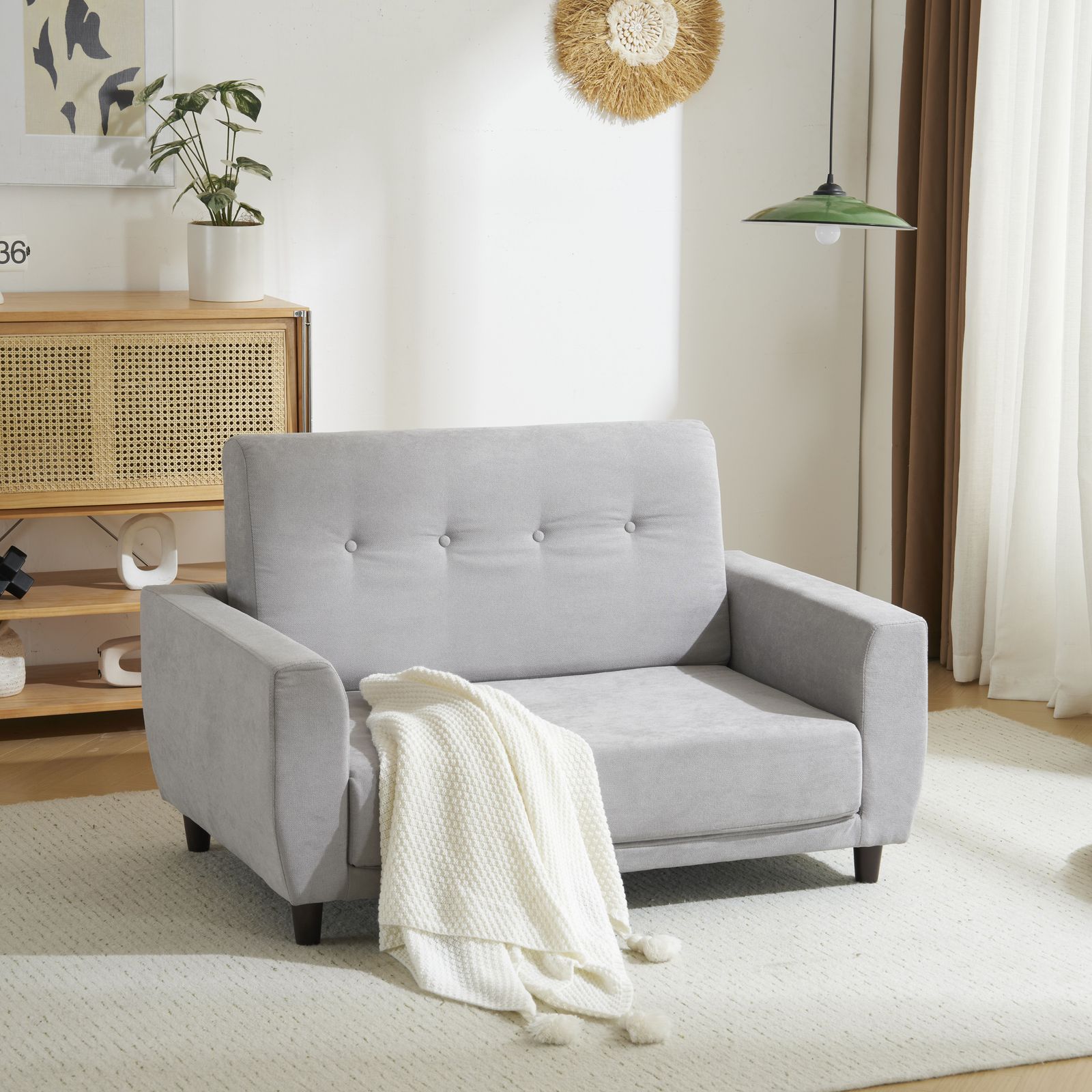 ローソファ 寝る