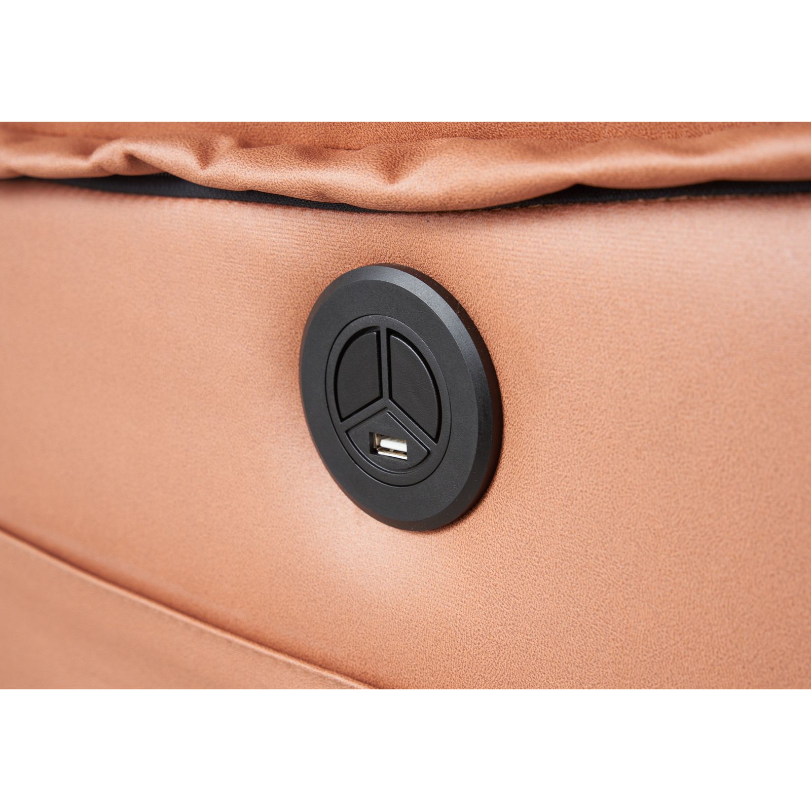 リクライニングチェア キャメル