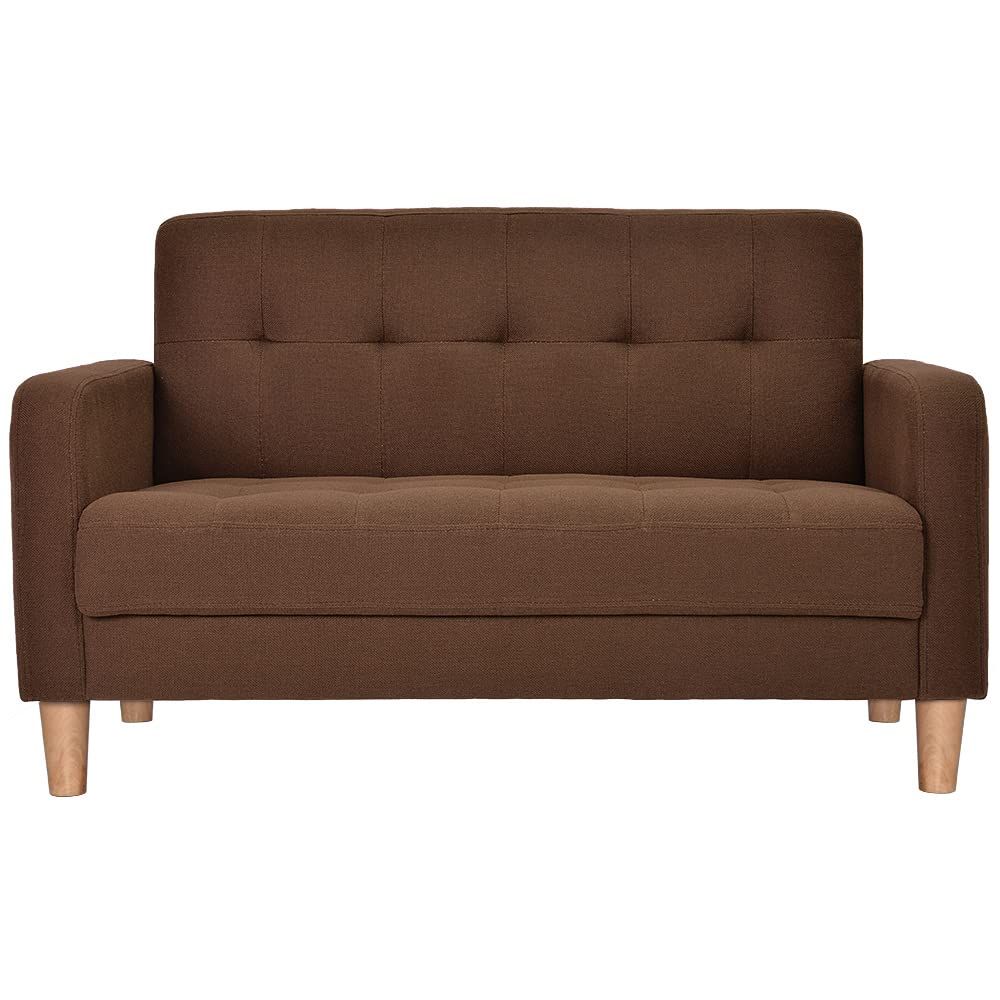 ソファー 二人がけソファー 2人掛け 幅105cm高さ12cmリビングソファ 肘付き ロボット掃除機も通れる かんたん組立 1人用にも おしゃれ かわいい 東京倉庫から発送 GC