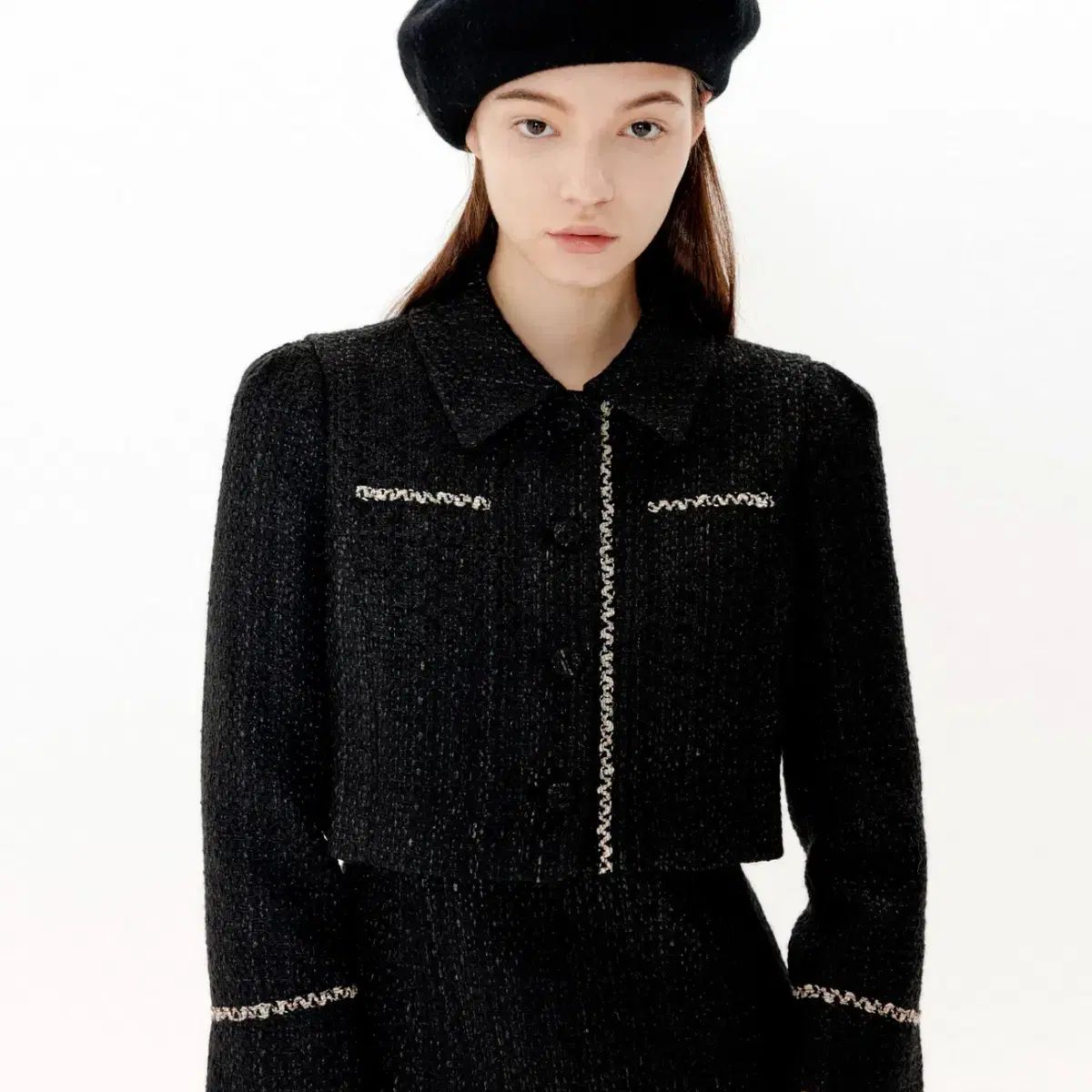 OHL ツイード ショートジャケット 55