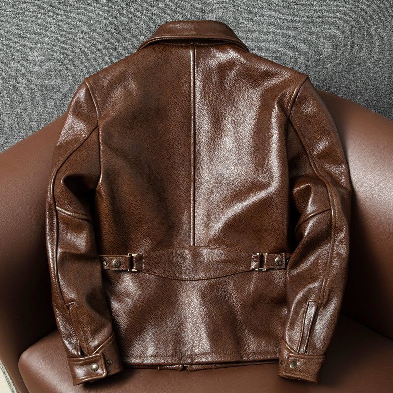 牛革 ライダースジャケット ハーレー 本革 カウハイド 革ジャン レザージャケット アメカジ バイクレザー メンズファッション