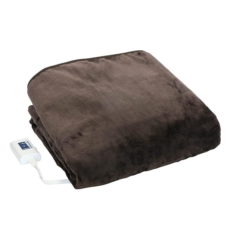 電響社 Denkyosha ゼピール Zepeal 電気掛敷毛布 瞬間消臭 DM-Y421KSL-BR ブラウン