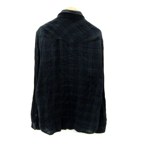 美品ラングラーWrangler長袖チェックウエスタンシャツXL(42)赤x白 ラングラー WRANGLER ウエスタンシャツ 長袖 チェック柄 L 緑 グリーン