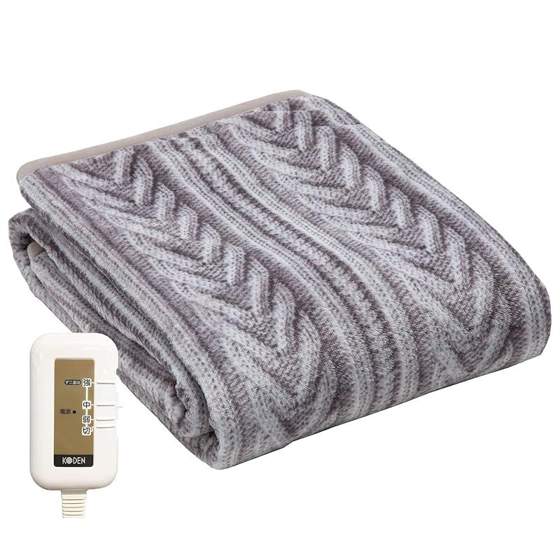 広電 KODEN 電気毛布 敷き グレイ フランネル 洗える 消臭機能 デオテックスライト 抗ウイルス加工 スライド温度調節 CWA 555 H-HVAD