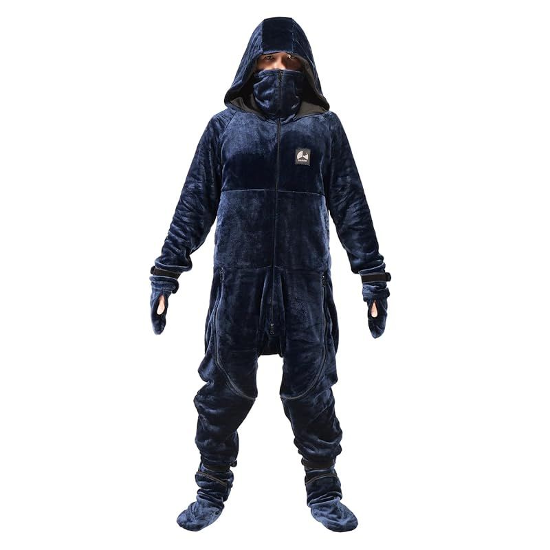 バウヒュッテ 着る毛布 ダメ着4G ネクスト ブルーネイビー L