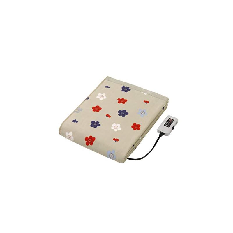 Sugiyama コットン100% 肌に優しい 電気綿掛敷兼用毛布ワイド SSW20MKW08 SG サクラグレー