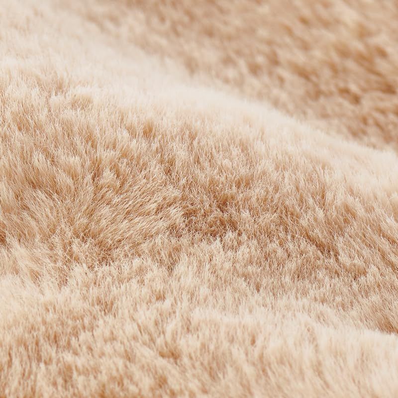 フェイクファー 電気ひざ掛け