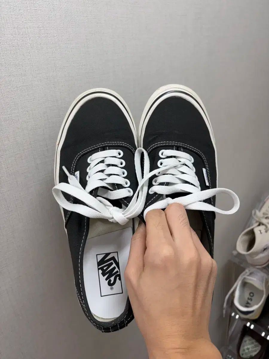 VANS アナハイム アセンティック 44 dx ブラック 265 サイズ