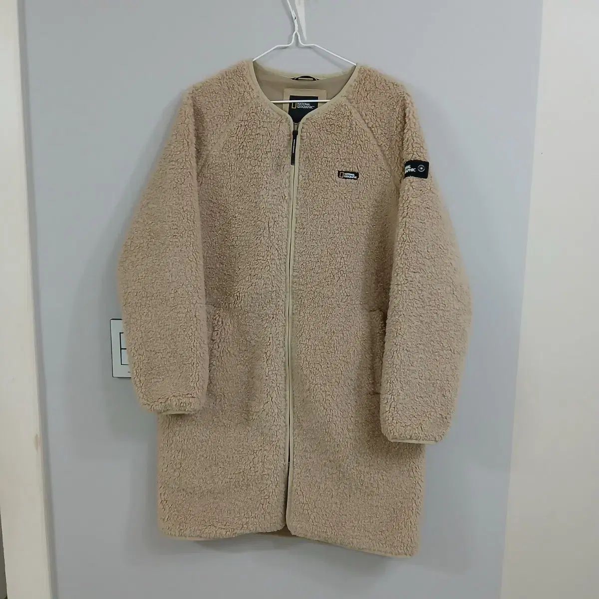 新品ロングジップアップフリース 新品☆ロングジップアップフリース