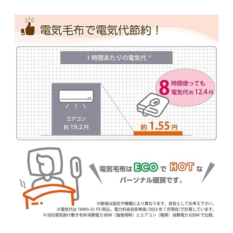電気毛布 掛け
