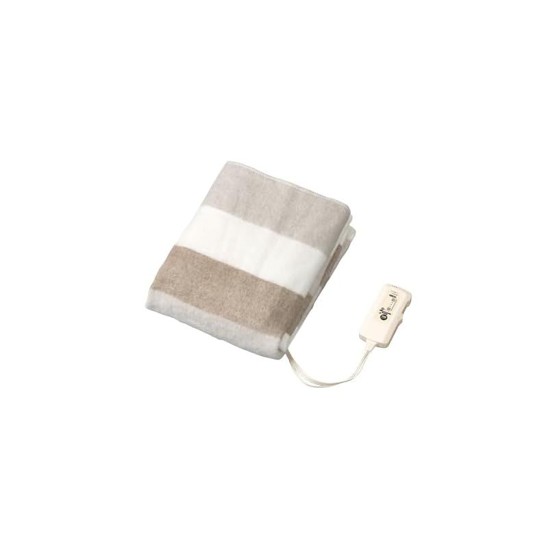 コイズミ 電気毛布 敷毛布 快眠タイマー付き 丸洗い可 140×80cm KDS-50238T