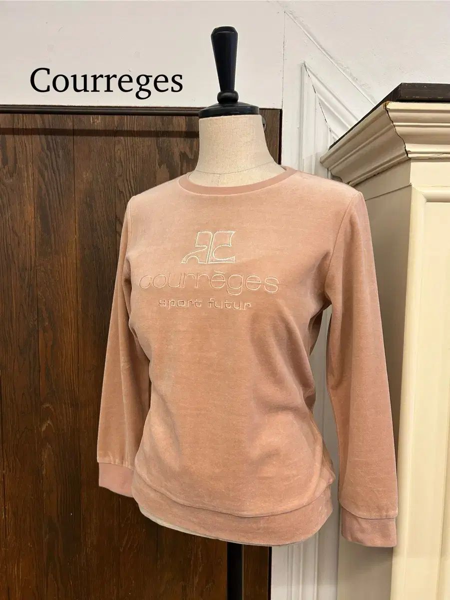 クレージュ 正規品 ピンク ベルベット スウェット