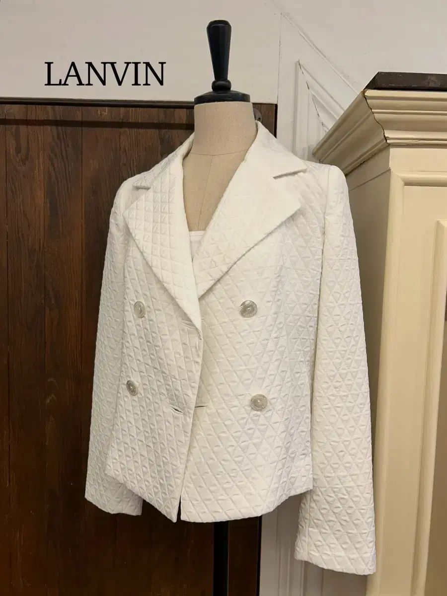 LANVIN ランバン 正規品 白 キルティングジャケット